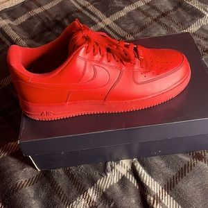 Air Force 1’s barley worn